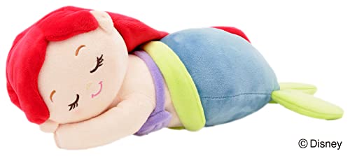 MORIPiLO Ariel Body Pillow, Disney Sleeping Pillow (S), Approx. 30cm, Skin-Friendly Micro Fabric, Large Plush Toy, Green, Disney, Morishita Pillows