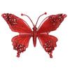 Christmas Tree Decorations Glitter Butterfly Ornaments Detailed Wings Design