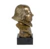 William Shakespeare - marble bust, statuette of a famous person, decoration for office, school, and hotel by the Art-Dog brand