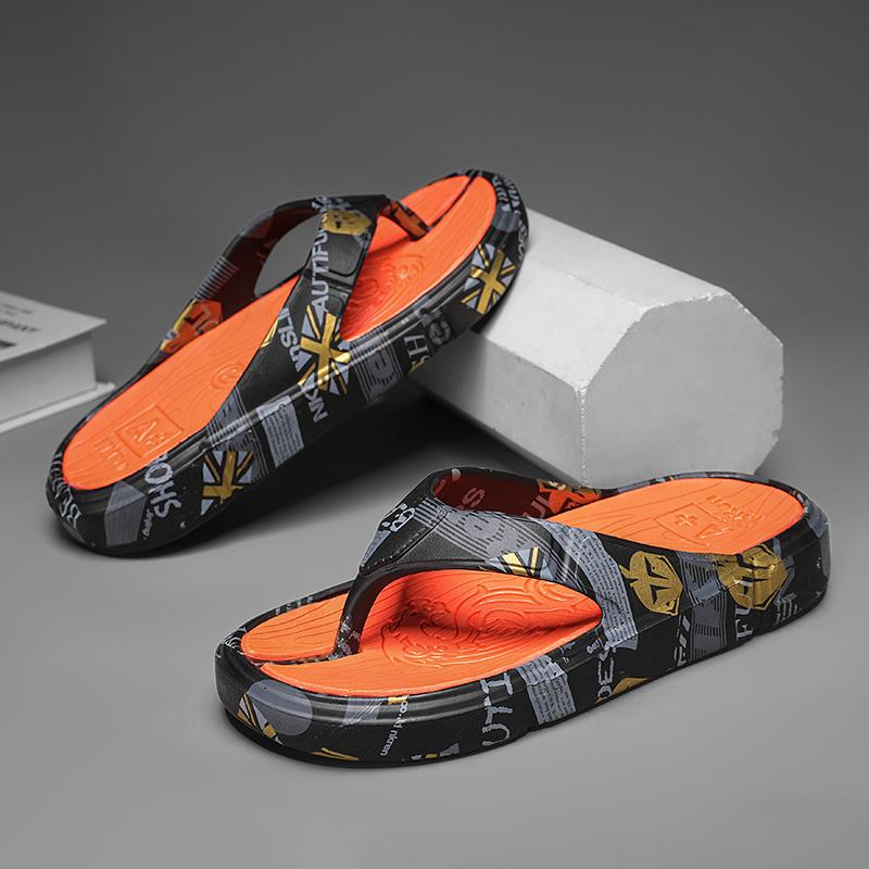 39-45 Antiskid Flip Flops in House Slippers Man Summer Slippers Sandals Mens Slippers Outdoor Beach Shoes for Boy Free Shipping