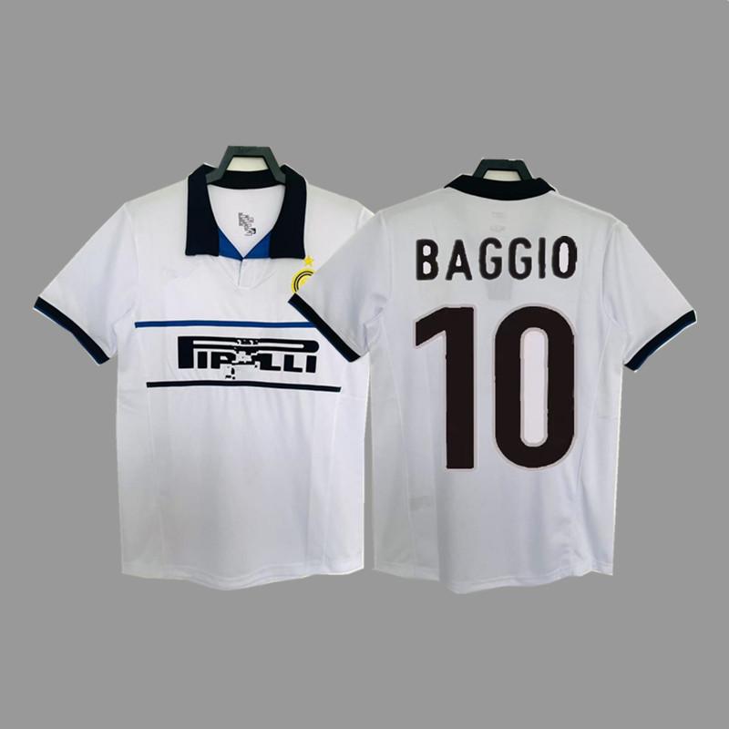 Inter Retro Jersey Football Jersey Classic Baggio Ronaldo Zanetti Figo Adriano Jersey