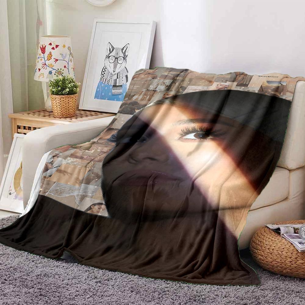 Sunlit Selfie Collage Blanket Soft Throw Blanket For Home Bedroom Bed Sofa Travel Office Solid Christmas Blanket