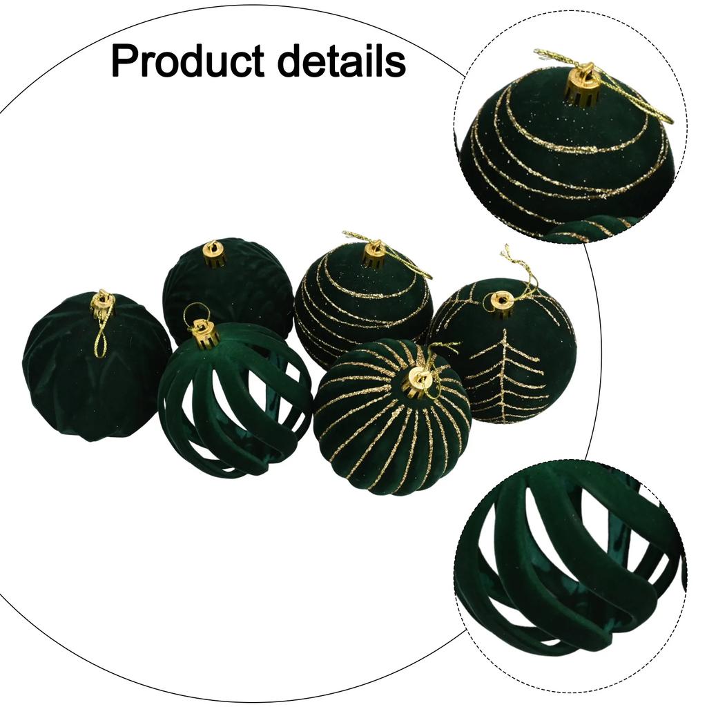 Christmas Tree Decorations Christmas Ball Ornaments Exquisite Looking Festive Atmosphere Party Decoration Wonderful Pendant