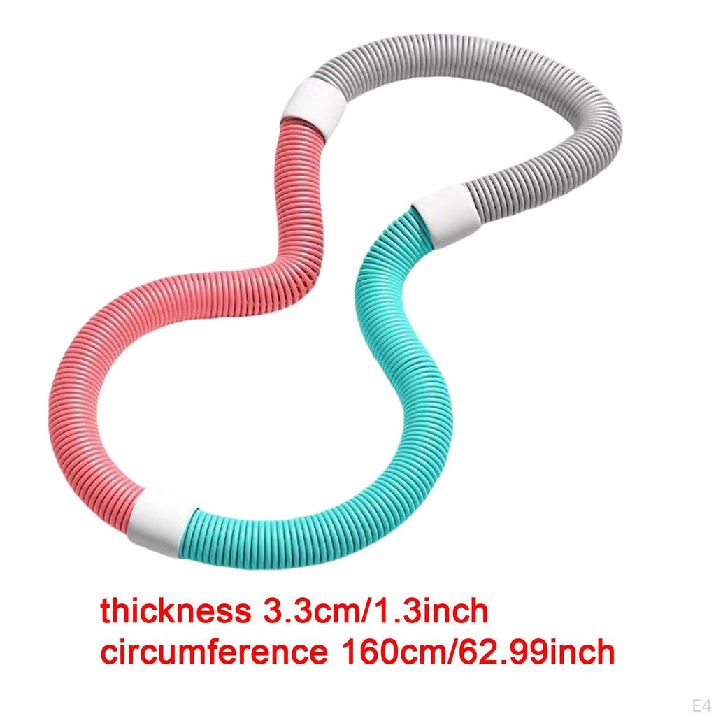 160cm Weighted Fitness Hoop, Spring Design, Size Adapted