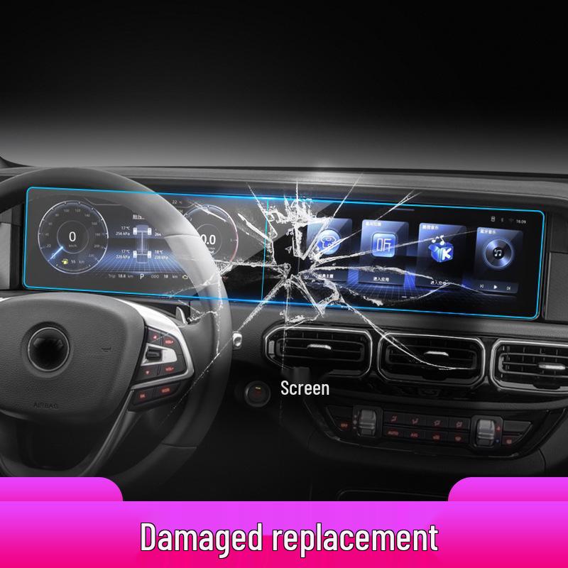 Foton General G7/Feifan ER6 Tempered Glass GPS Screen for Isuzu DMAX Console