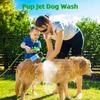 Adjustable High-pressure Sprayer Nozzle Hose Dog Shower Gun Pet Wash Cleaning Bath Water Foam Soap Sprayer Dog Clean Tool