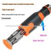 13-in-1 Multi-Functional Ratchet Screwdriver Set with Phillips, Flathead & Hidden Bits