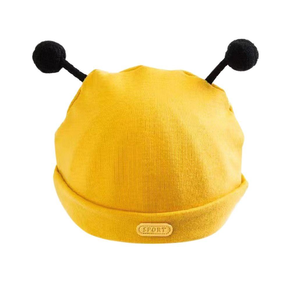 

Warm Winter Autumn Hats Cute Warmer Bonnet Toddler Cotton Hats Children Caps Baby Children Kids жовтий