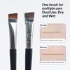 Double Ended Blade Eyebrow Brush Multi Purpose Angled Eyebrow Brush For Precise Eyebrow Makeup Eyeliner And Brow Styling