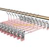 F26C Nonslip Thickened Adjustable Stainless Steel Pants Hangers Multipurpose Clothes Hook For Home Laundry Organization