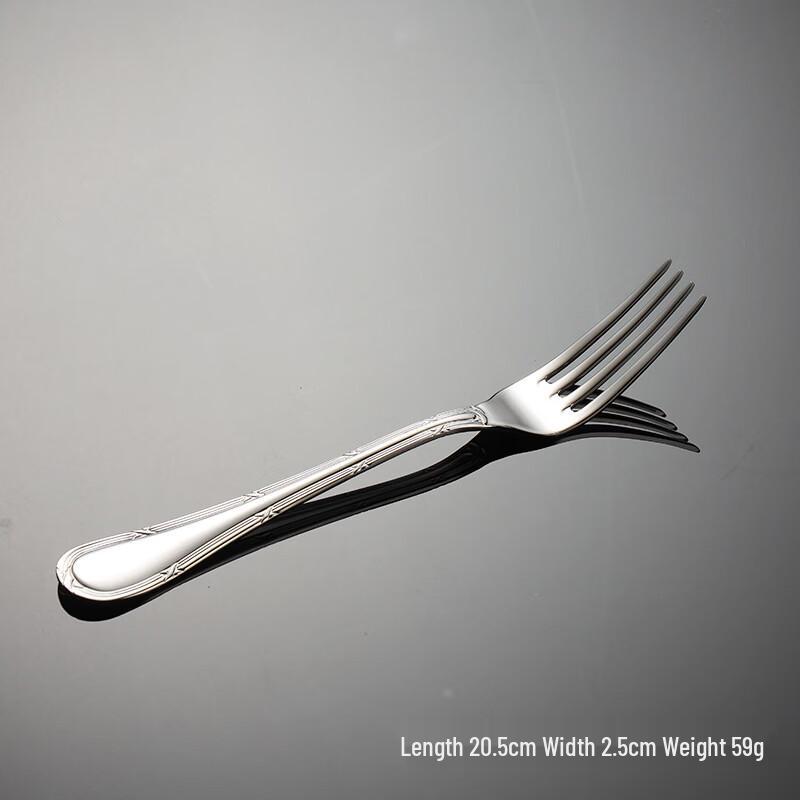 

Qianxing Retro Lace Stainless Steel Dinner Fork Set
