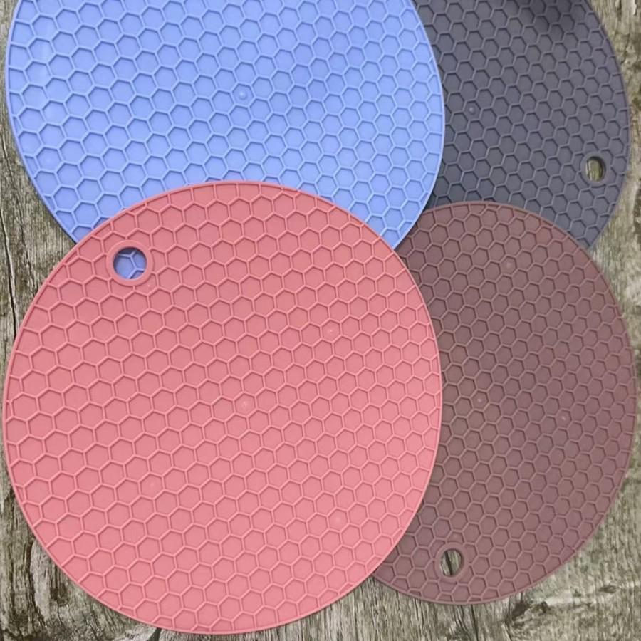 Силиконовый сотовый термостойкий коврик и подставка под стакан