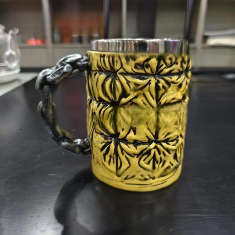 Iron Maiden 50th Anniversary Stainless Steel Coffee Cup with Mark Cup Decoration for Fans