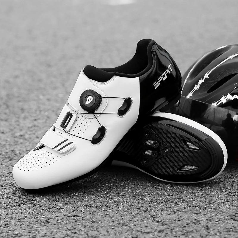 Cycling Sneaker Mtb with Cleats Men Carbon Sports Speed Bike Shoes Women Mountain Racing Flat SPD Road Cycling Footwear