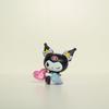 6 Purple Egg-Smashing Kuromi Figure Dolls - Creative Melody Toy Gift