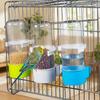 Plastic Automatic Bird Feeder Leak-Proof Parrot Drinking Bottle Cage Hanging Feeder  Home Use