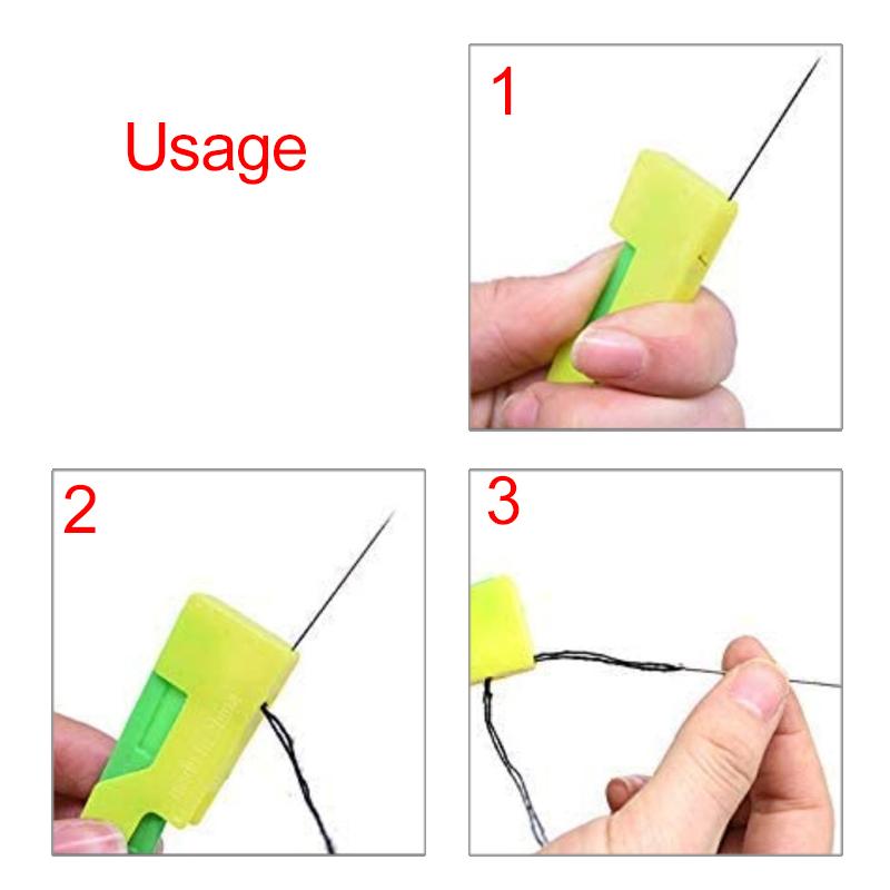 Sewing Needles Pins with Threading Tool Needlework Home Stainless Steel DIY Crafts Household Handmade Sewing Accessories TMZ