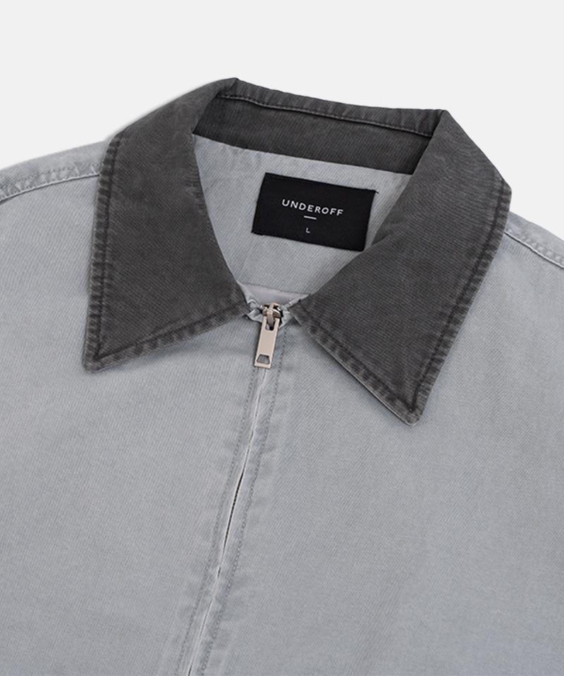 Underoff Soft Wash Cotton Work Jacket Black