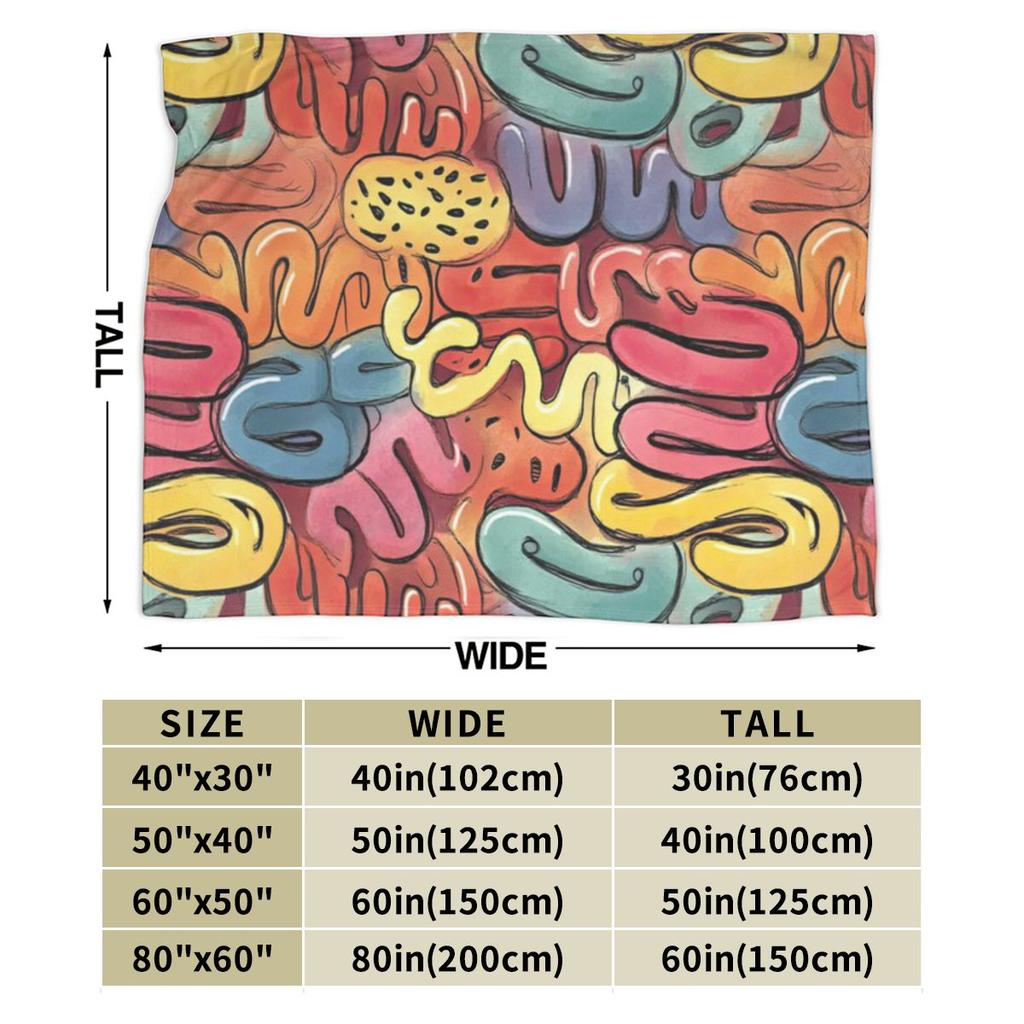 Fun Geometric Patterns From The Retro Future Personalized Soft Party An UltraSoft Micro Fleece Blanket