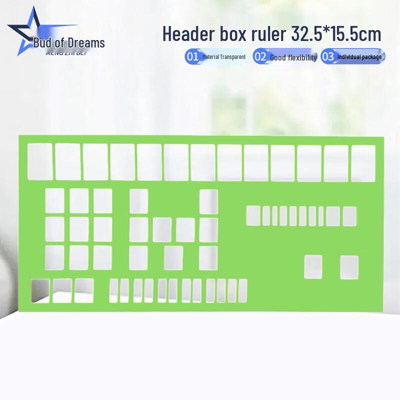 Meng Zhi Bei Combination Drawing Marking Ruler Set