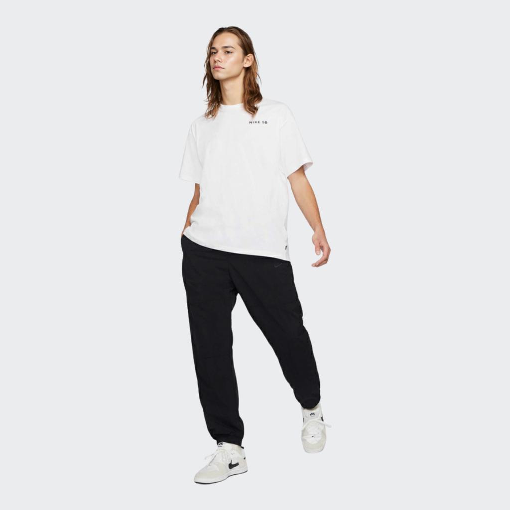 Nike SB Skateboarding Knit Casual Short Sleeve T-Shirt Men Tops White DD1305-100