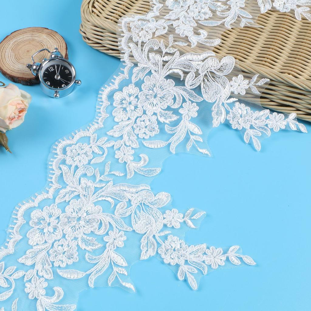 Star Lace Eyelash Lace Home Textiles Curtain Embroidery Lace Clothing Accessories Women'S Handmade Accessories Fabric