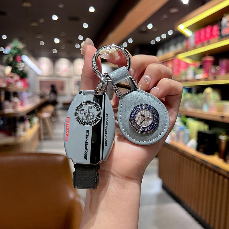 ABS Backlack-Stil Auto Fernbedienung Schlüsselhülle Abdeckung Schale für Mercedes Benz A B C S-Klasse AMG GLA CLA GLC W176 W221 W204 W205