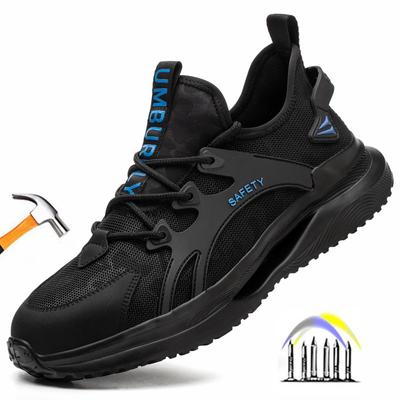 Autumn Safety Shoes for Men Light Weight Work Sneakers with Steel Toe Anti Puncture Work Shoes Men Working Shoes with Protection