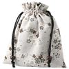 Japanese Pattern Drawstring Pouch, Small Item Case, Made In Japan, Chirimen Fabric, Lined, for Goshuincho (TempleShrine Stamp Book) or Goshuincho