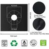 Teflon Gas Stove Protector, 270x270mm, Heat-Resistant, Anti-Stain, Washable Mat.