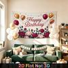 Party Backdrop Floral Balloon Photo Booth Background Front Door Decor