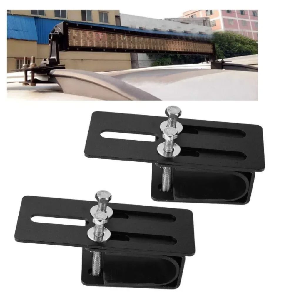 1 PC Durable Iron Roof Rack Light Bracket Universal Fit Led Light Bar Bracket  Work Light Mounting