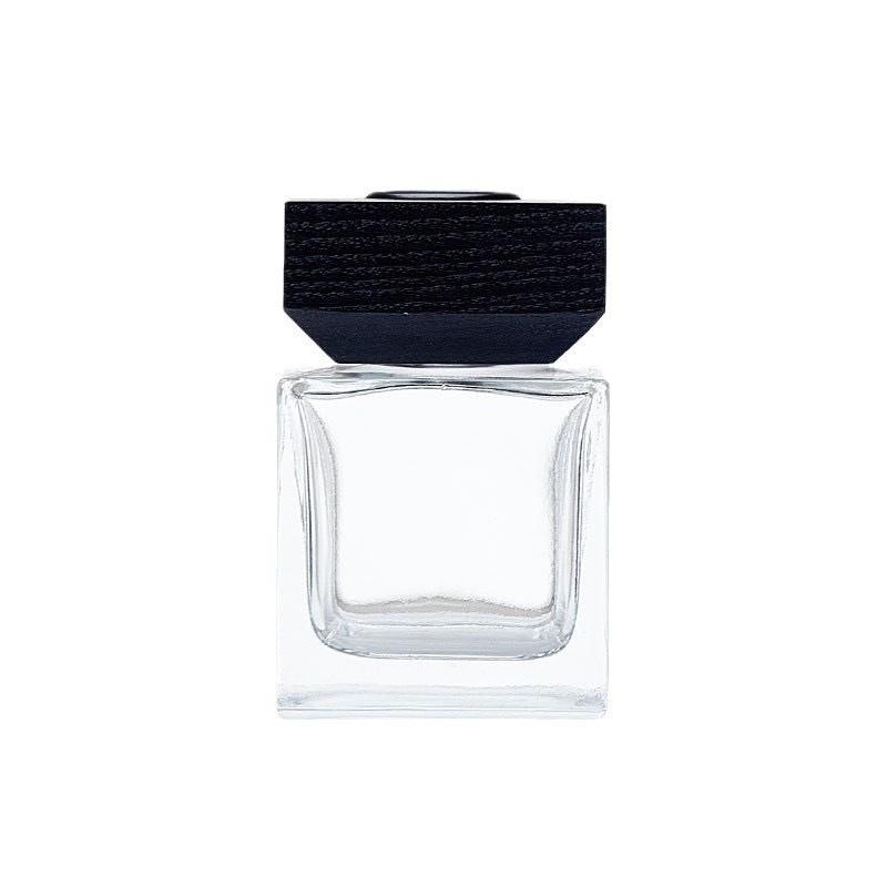 50ml Frosted Square Aroma Diffuser Glass Bottle for Home or Car Decoration