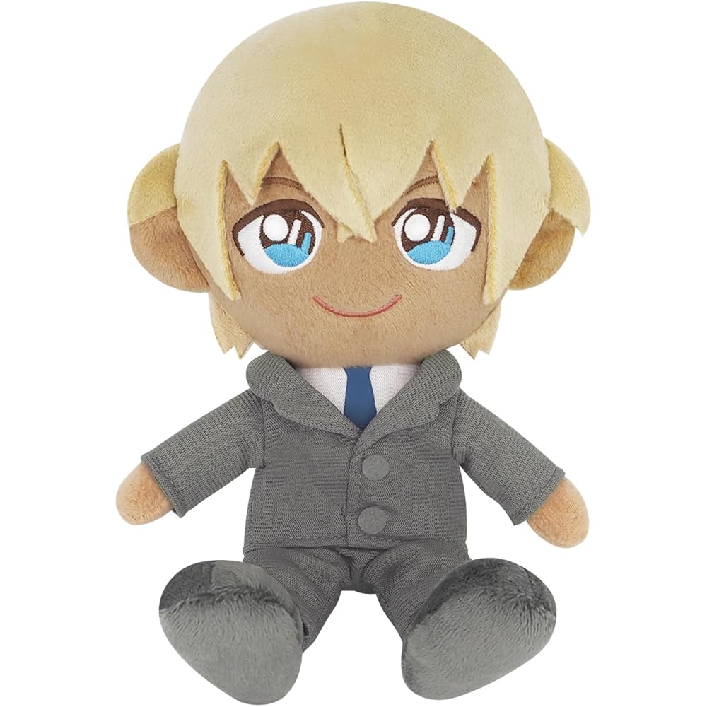 Sanei Boeki Detective Conan Fuwafuwa Friends Amuro Tooru Plush Toy 12x8x21cm