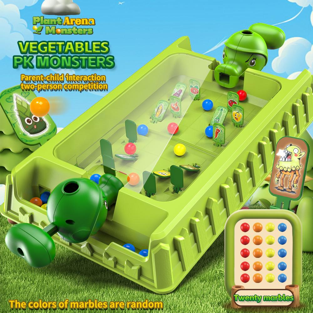 Groente PK monster spelbord ouder-kind interactieve tweepersoons strijd dubbel kinderbordspel educatief speelgoed OneSize