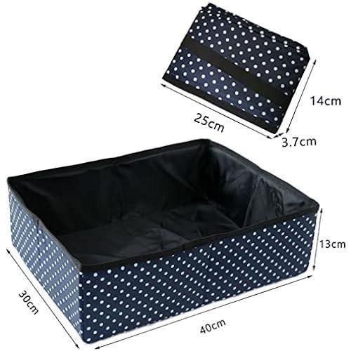 Faltbare Katzentoilette - Omxyinma - Tragbar - Wasserdicht - Blau