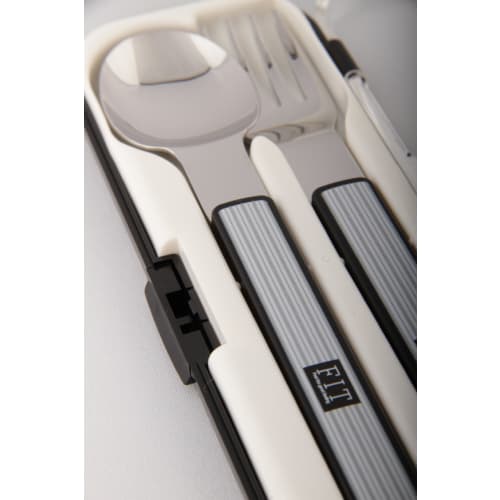 Komori Resin Cutlery Second Spoon and Fork Set, Fits 18cm, Dishwasher Safe, Made In Japan