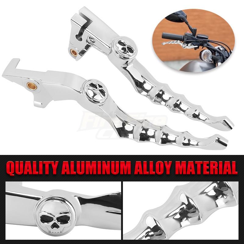 Chrom Motocyklová lebka Páky brzdové spojky Řadicí páka pro Yamaha Bolt 950 XV950 XVS 950 R/C SPEC 2013-