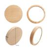 10 Stück Kosmetikspiegel Mini Tasche Reise Klein Kosmetik Hand Holz Holz Kompaktspiegel