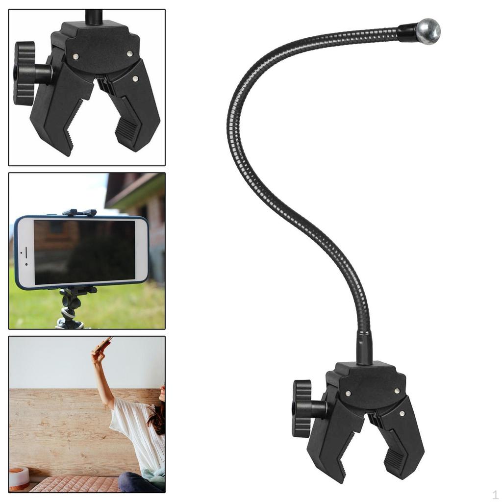 Phone Holder Support Hose Gooseneck Arm Mount Accessories Portable Clip Adjustable Bracket
