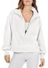 2025 Autumn European & American Women's Loose Zipper-Neck Long Sleeve Hoodie