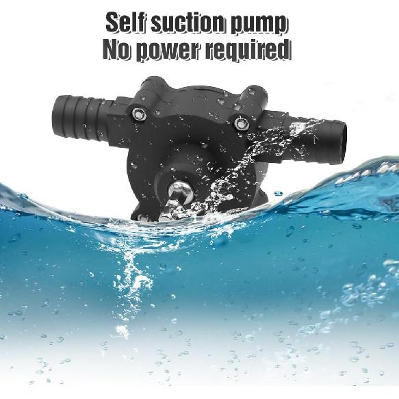 Hand Pump Water Drill Transfer Pump, Small Water Pump Hand Drill Water Pump Electric Water Pump, Self-Priming Transfer Pump, Electric Hand Pump