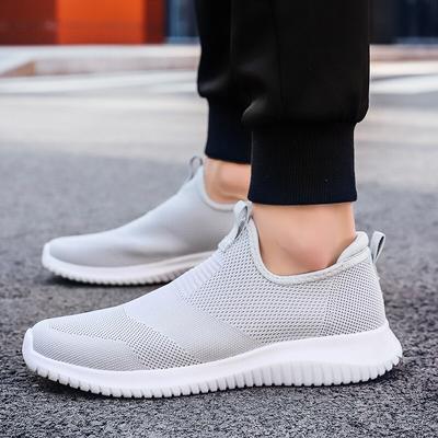 Summer Men Sneakers Slip On Men Casual Shoes Lightweight Comfortable Breathable Couple Walking Shoes Trainers Feminino Zapatos