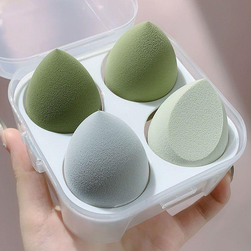 Dry Wet 4pcsbox Makeup Sponge Blender Beauty Egg Foundation Cosmetic Soft Super