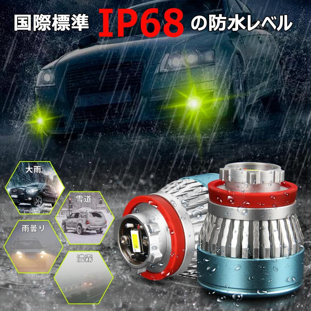 L1B LED Fog Lamp, Genuine Toyota LED Fog Replacement Bulb, 2 Colors, Switching, Lime