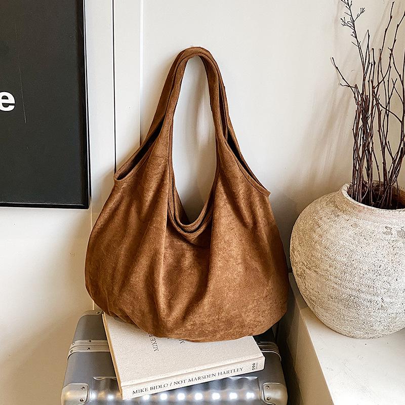 Korean Retro Leopard Print Women's Shoulder Tote Bag
