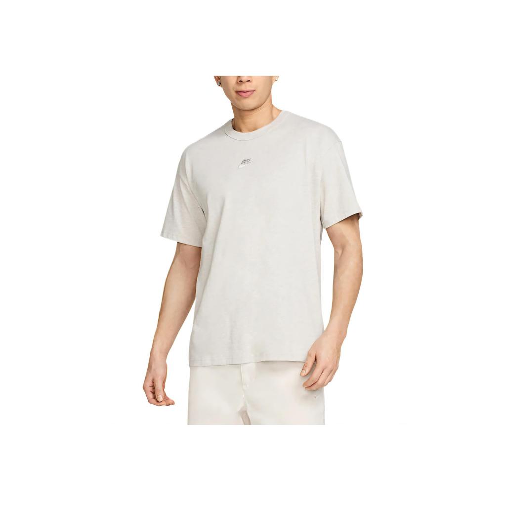 New Nike Sportswear Essentials Series Premium T Shirt Men's Light Bone/Color Adjustment DO7393-074