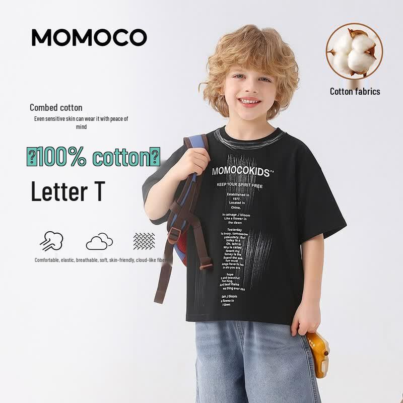 MOMOCO Boys  Casual Short-Sleeve T-Shirt 160