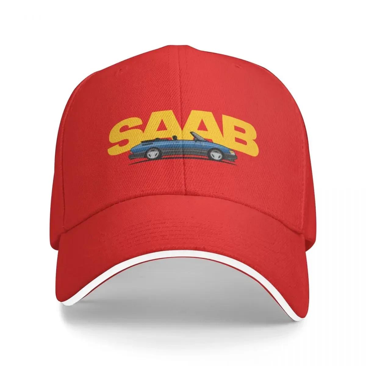 

Saab 900 Aero кабриолет Иллюстрация Синий Желтый Бейсболка Новая В Кепке Дизайнерская Кепка Кепка Люксовый Бренд летняя Мужская Женская