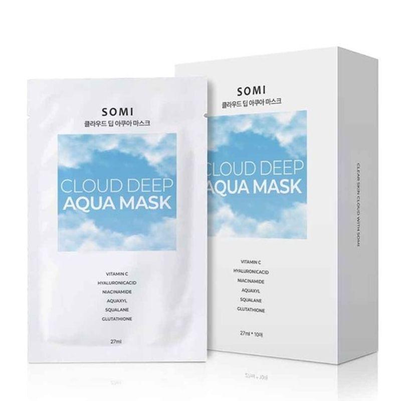 Somi Cloud Deep Aqua Mask 10 Sheets Moisturizing Cloud Moisture Care 10 sheets